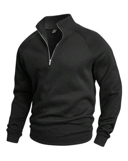 Selvario Halv Lynlås Sweater