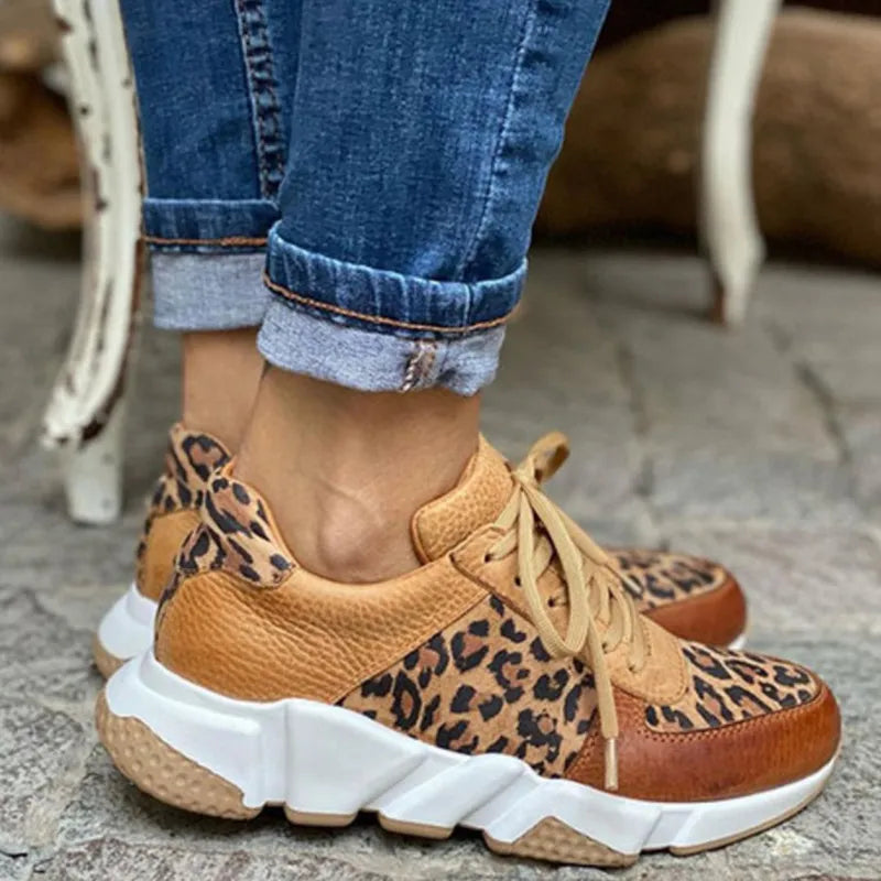 Crissa | Komfortable leopard-sneakers
