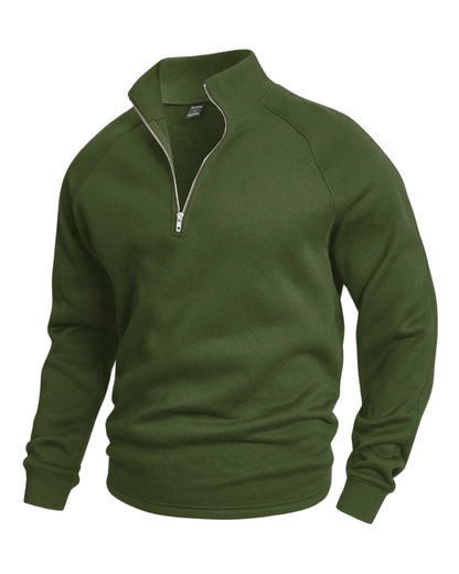 Selvario Halv Lynlås Sweater