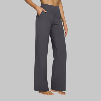 StrækBukser™ | Wide-Leg Strækbukser | Ubesværet Komfort