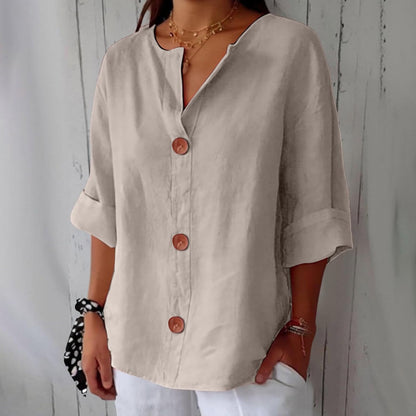 Vivian™ | Afslappet linnebluse for tidløs elegance