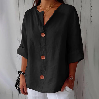 Vivian™ | Afslappet linnebluse for tidløs elegance