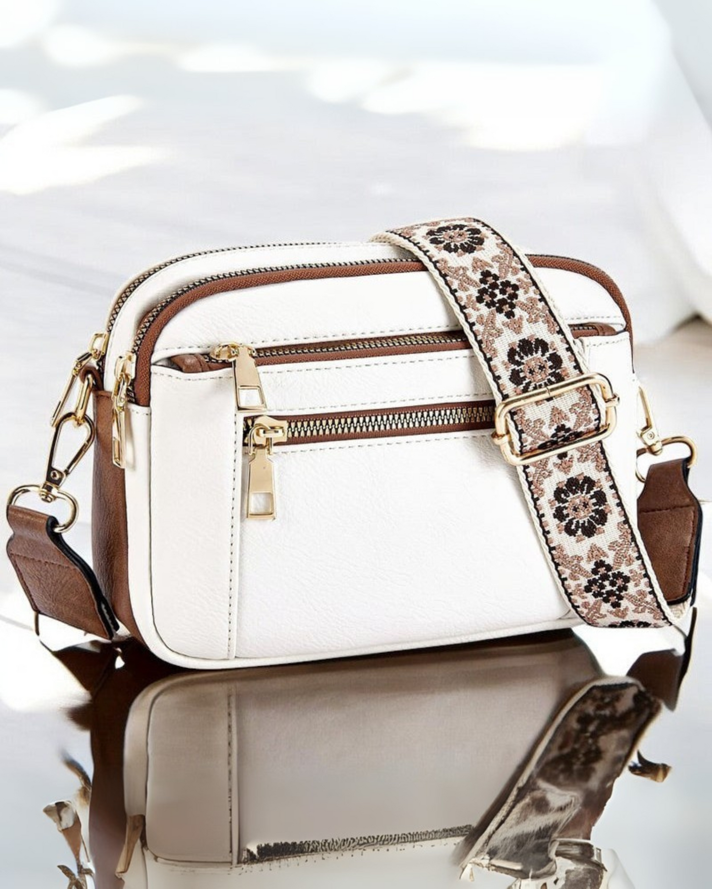 Freja™ | Raffineret Læder Crossbody Taske til Kvinder