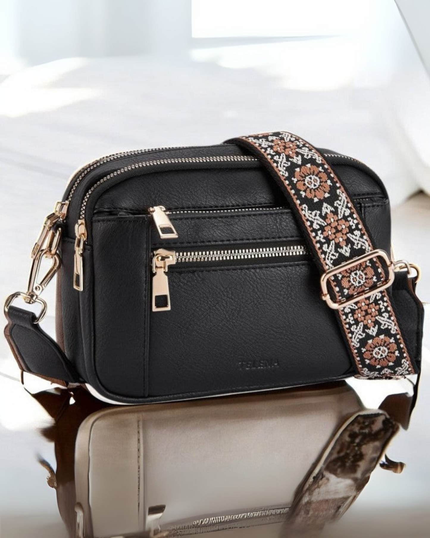 Freja™ | Raffineret Læder Crossbody Taske til Kvinder