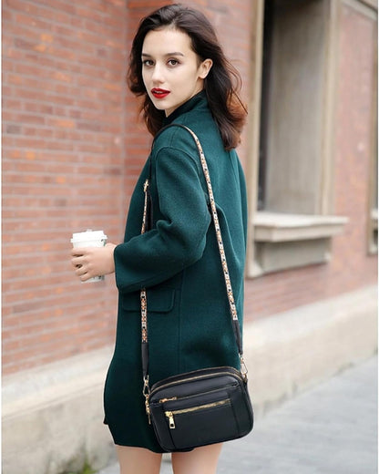 Freja™ | Raffineret Læder Crossbody Taske til Kvinder