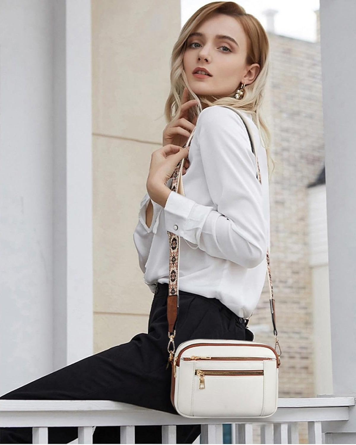 Freja™ | Raffineret Læder Crossbody Taske til Kvinder