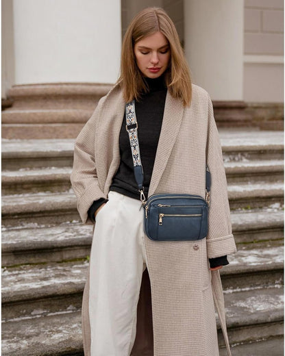 Freja™ | Raffineret Læder Crossbody Taske til Kvinder