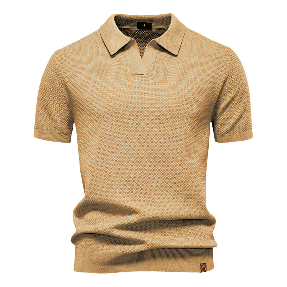 Struktureret Polo T-shirt