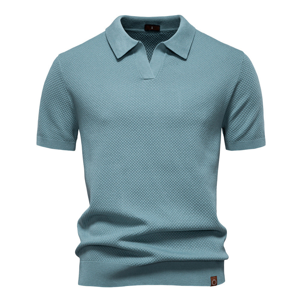 Struktureret Polo T-shirt
