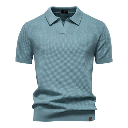 Struktureret Polo T-shirt