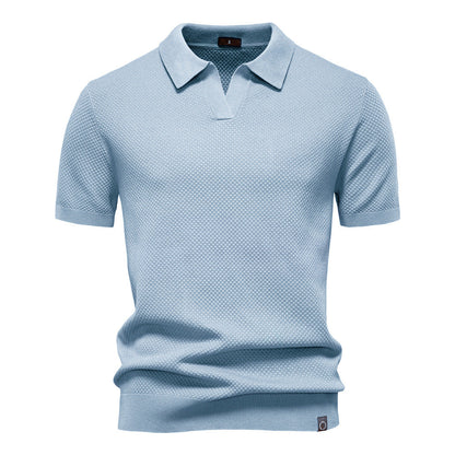 Struktureret Polo T-shirt