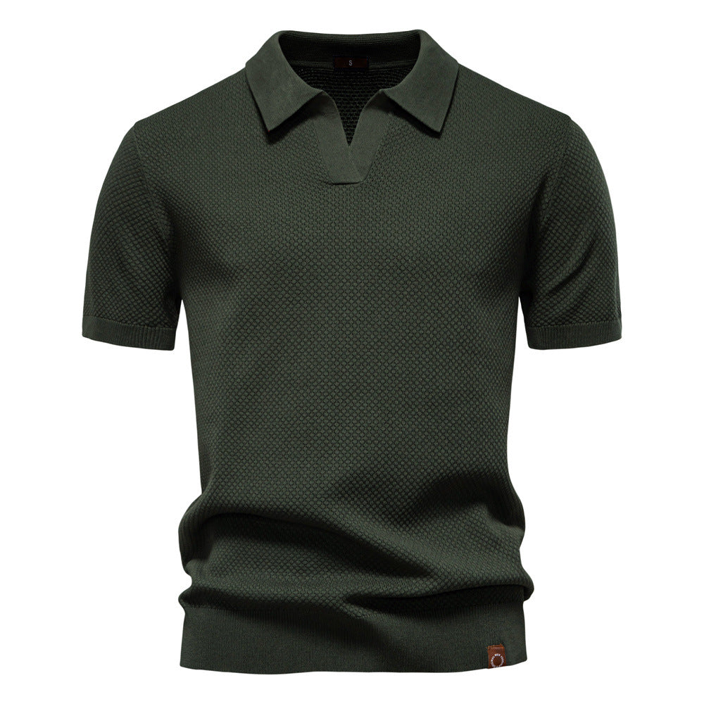 Struktureret Polo T-shirt