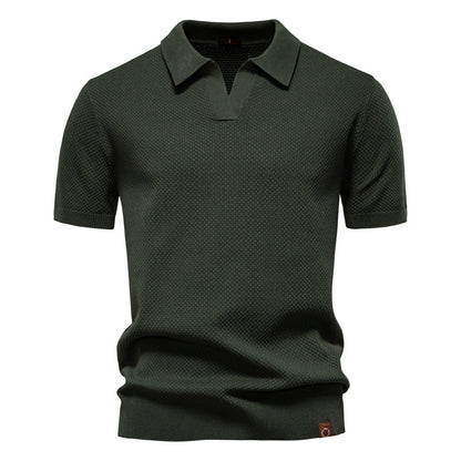 Struktureret Polo T-shirt