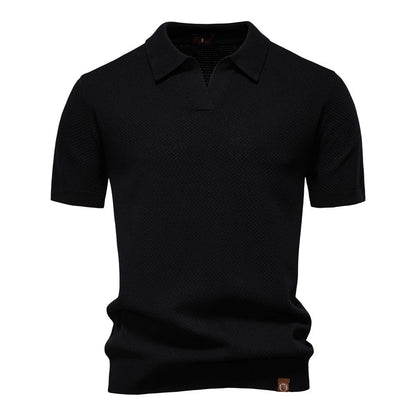 Struktureret Polo T-shirt