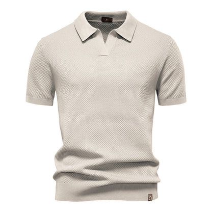 Struktureret Polo T-shirt