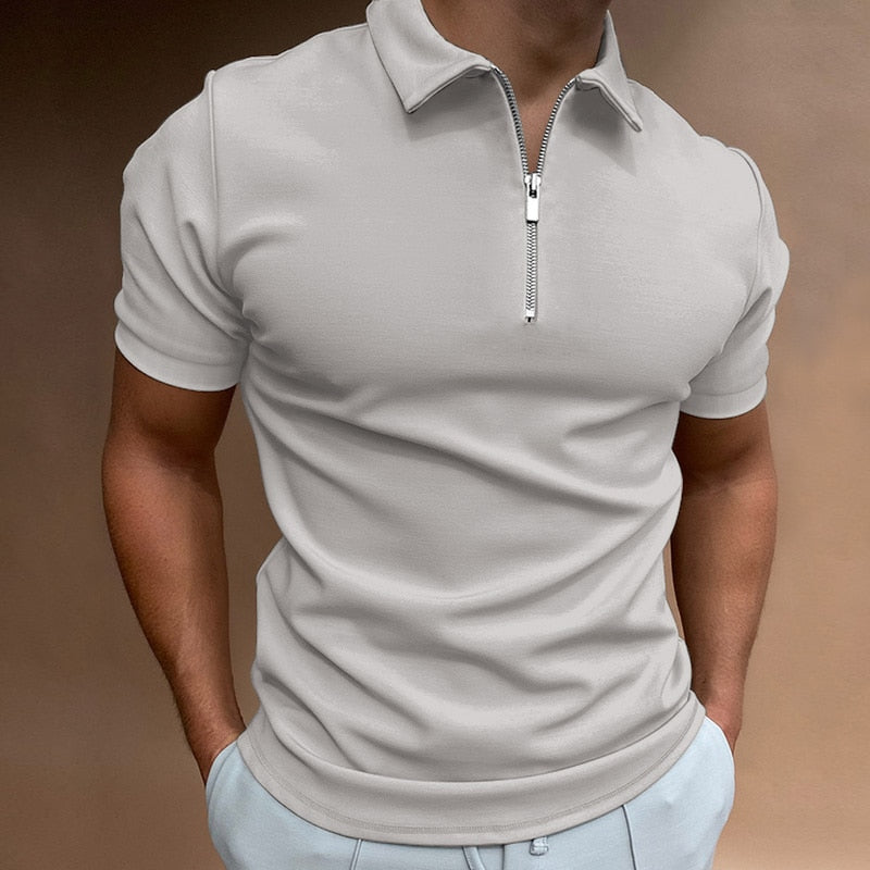 Zip Polo Trøje