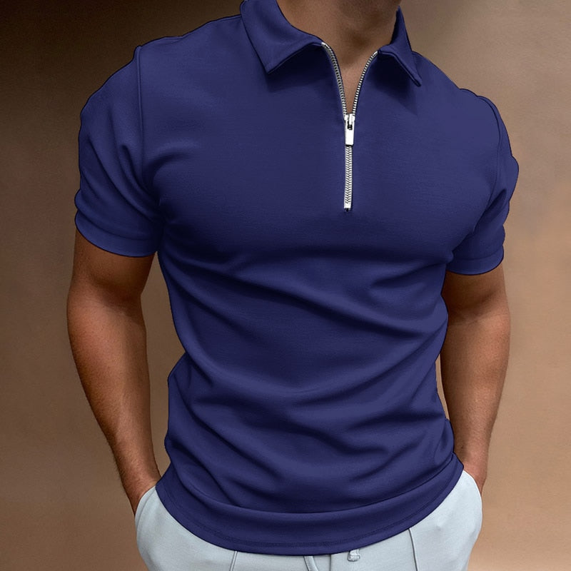 Zip Polo Trøje