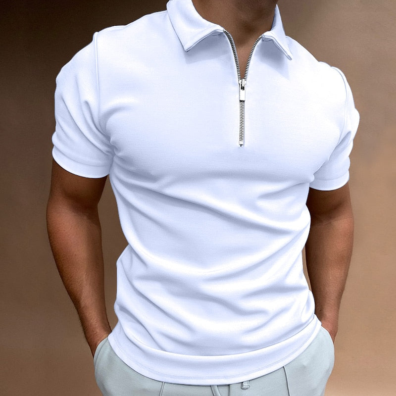 Zip Polo Trøje