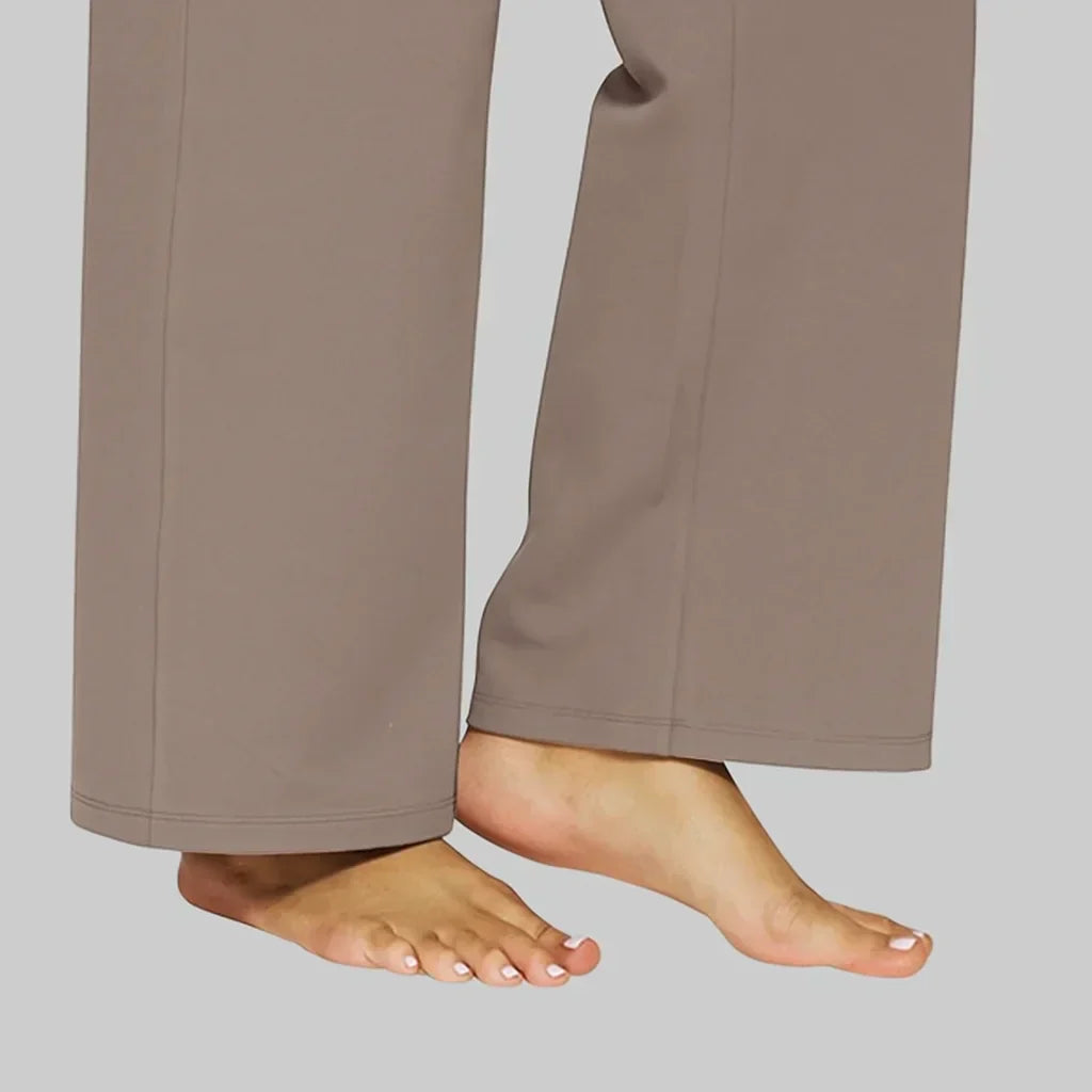 StrækBukser™ | Wide-Leg Strækbukser | Ubesværet Komfort