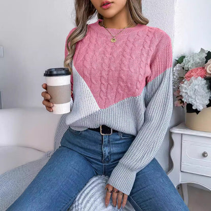 Isla | Contrast Knit Sweater