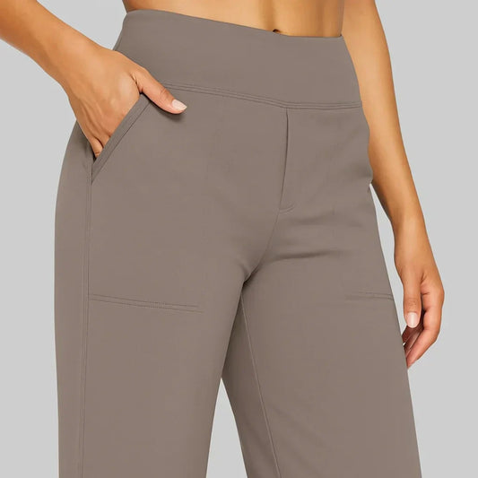 StrækBukser™ | Wide-Leg Strækbukser | Ubesværet Komfort