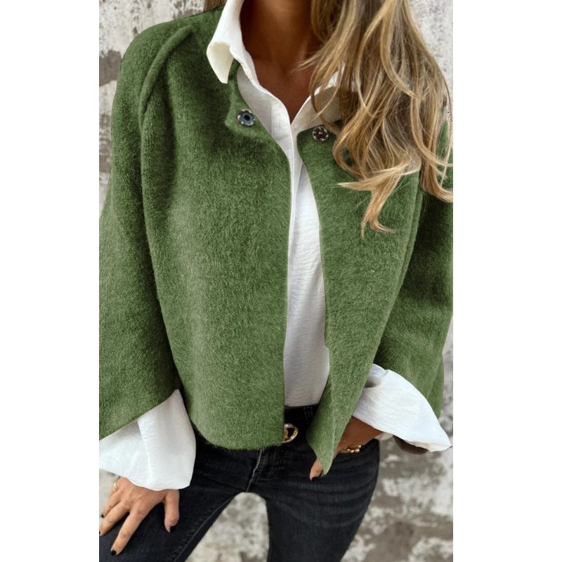 Elise – Kort jakke med elegante klokkeærmer
